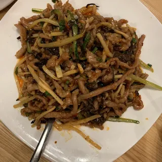 B12. Pork in "Yu-Shiang" Sauce