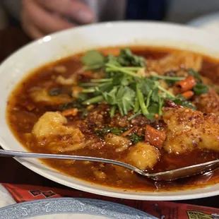 Chili oil fish