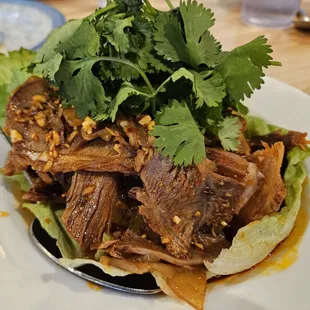Beef and ox shanks in chili oil