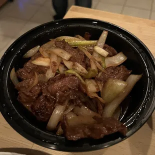 Steak and Onions