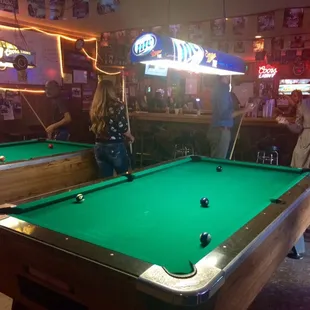 Pool anyone? Jukebox in da back