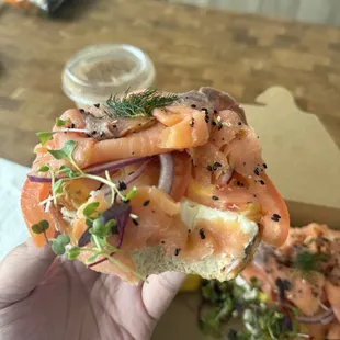 bagels, bagel, food