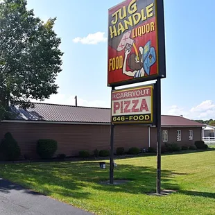 Sign/front of building