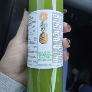 Plug In Juice. Sweet but tart and very delicious