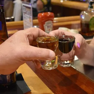 drink, oysters and mussels