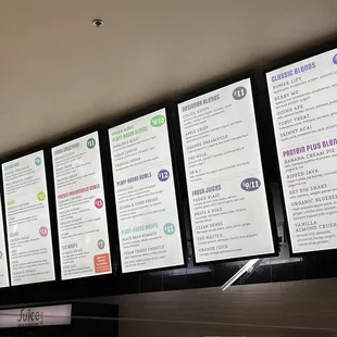 New menu , increased prices