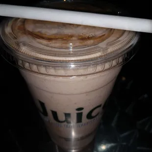 "Vanilla Almond Crush", with chocolate protein substitute.