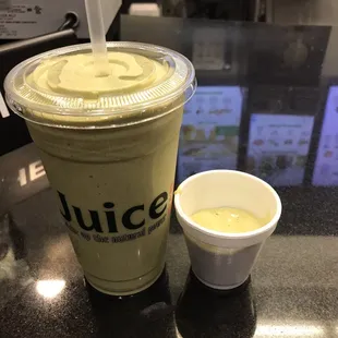 Tropical green (sub banana for strawberry, $8)