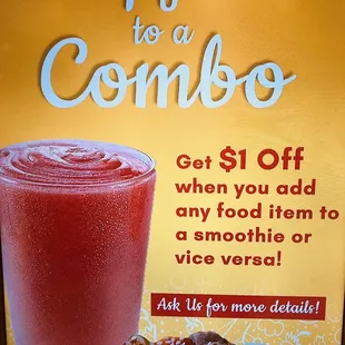 a new upgrade to a combo