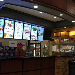 All you need after a work out.  Nice servers, fresh four, shakes etc Comfortable and hits the spot
