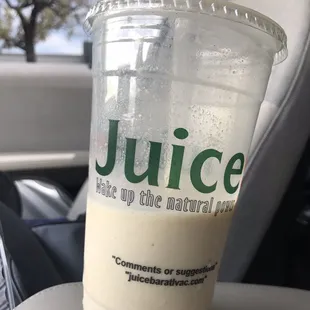 Going ape with vanilla protein.