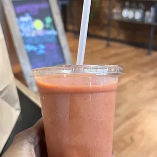 Fruity CBD smoothie