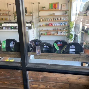 a view through the window