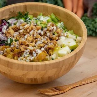 Kale Waldorf salad