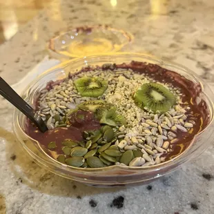 Protein bowl w/o granola and honey (how I like it!)