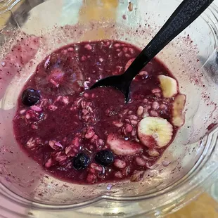 My acai and pitaya soup!