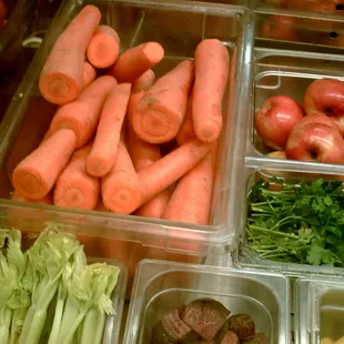 Some of the LARGEST carrots you'll ever see.