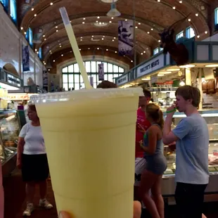 Peach &amp; mango Lemonade slushie