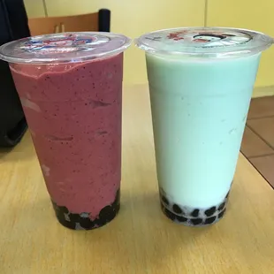 Berry Berry Yogurt &amp; Honey Dew - both w| tapioca