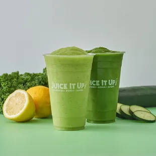 Juice It Up! Ever Green and California Cooler