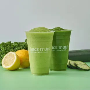 Juice It Up! Ever Green and California Cooler