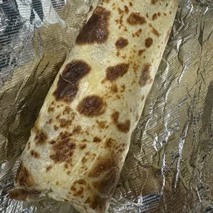 The breakfast burrito small for $10.48, but well made &amp; tasty.