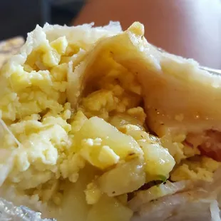 Best breakfast burrito you can get in Oakland under five bucks out the door.
