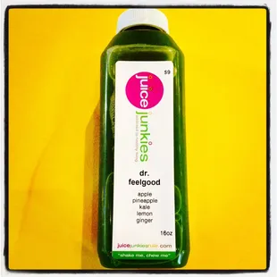 My go to juice! Perfect pick for someone new to juicing! The fruit masks the taste of kale! 3 lbs in 1 bottle! Plus organic :)