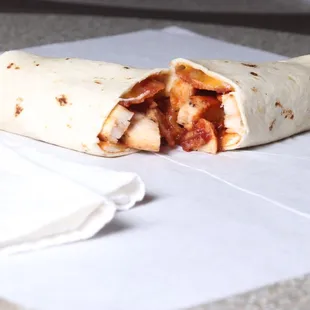 BBQ chicken wrap