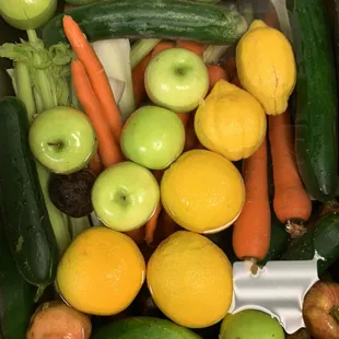 Washing vegetables