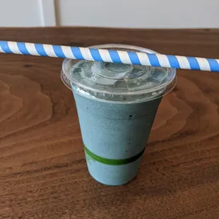 My Blue Majik smoothie.