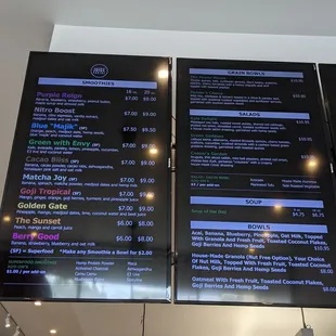 Like that menu!