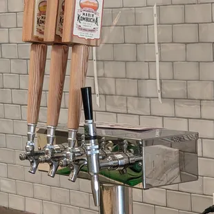 Kombucha on tap.