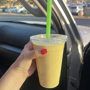 Mango coconut smoothie
