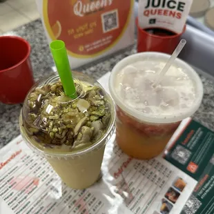 Asfhani and berry lemonade