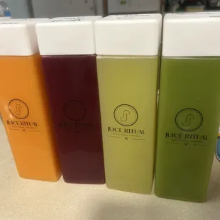 All four of their juices.