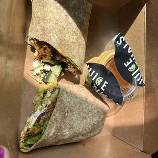 Wrap creation! DELICIOUS!