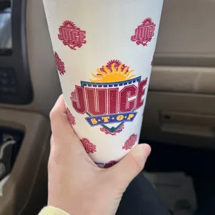 I went to juice stop with my sister and we got really good drinks they were so nice and they cared when she said she didn't know