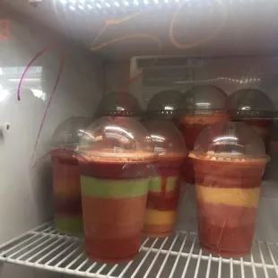 Hurricanes- yummy blend of all left overs for $2.50