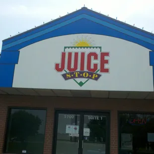 the front of juice stop