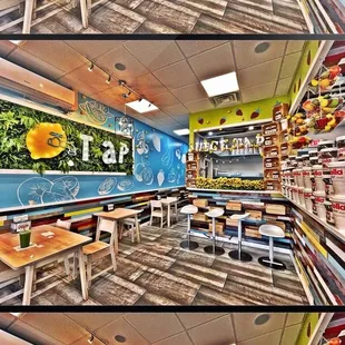 interior, salads