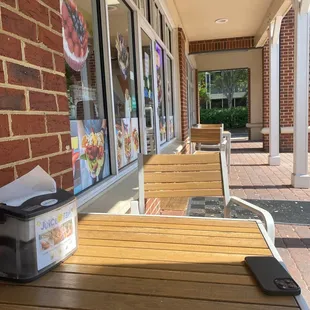 Outdoor seating 5/1/2022