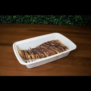 Nutella, white chocolate, strawberries, and dark chocolate