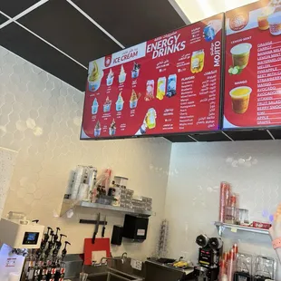 Menus....