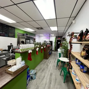 Counter and seating