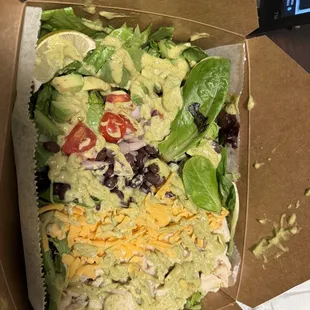 Southwest Salad with grilled chicken