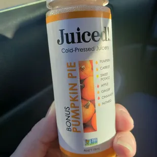 Pumpkin shot