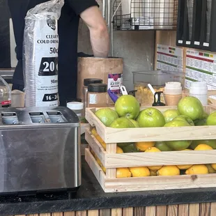 Fresh ingredients all around.