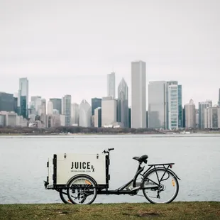 JuiceRx tricycle.  You may notice it around delivering juices in the neighborhood.