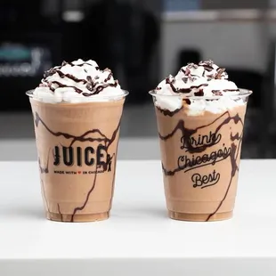 Black Phoenix smoothie with housemade coconut whip and cacao drizzle (vegan)